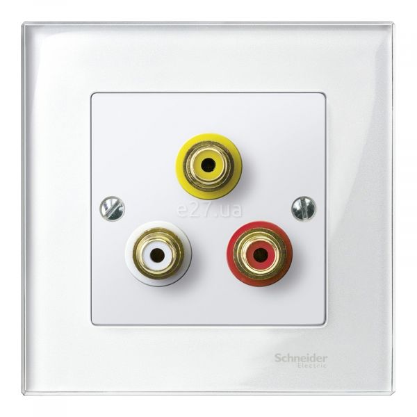 Розетка RCA Schneider Electric MTN4351-0319 Merten System M