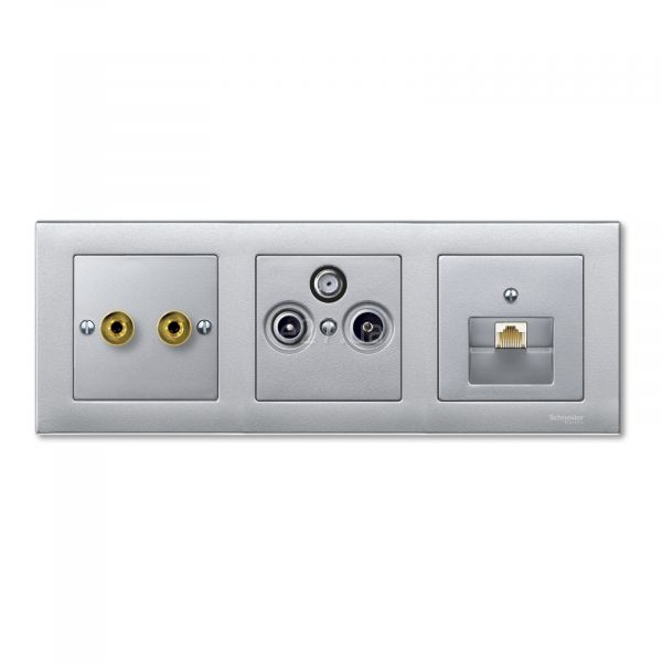 Рамка 3 поста Schneider Electric MTN486360 Merten System M-Plan