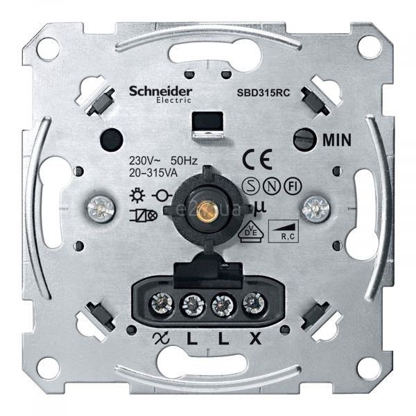 Димер для ламп розжарювання та галогенних Schneider Electric MTN5136-0000 Merten