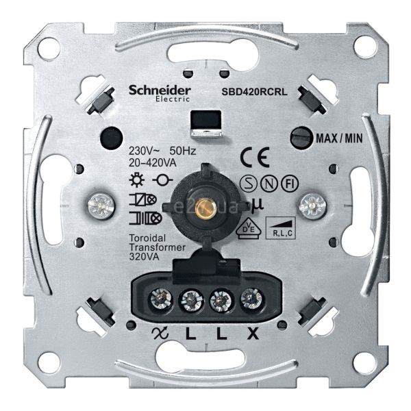 Диммер для ламп накаливания и галогенных Schneider Electric MTN5138-0000 Merten