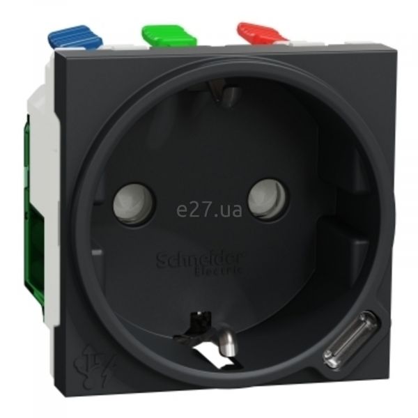 Розетка 220В з USB Schneider Electric NU301754 Unica New