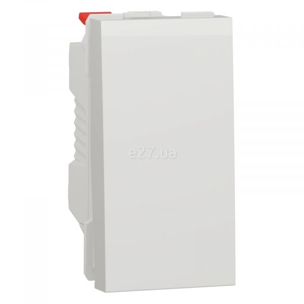 Переключатель проходной 1-клавишный Schneider Electric NU310318 Unica New