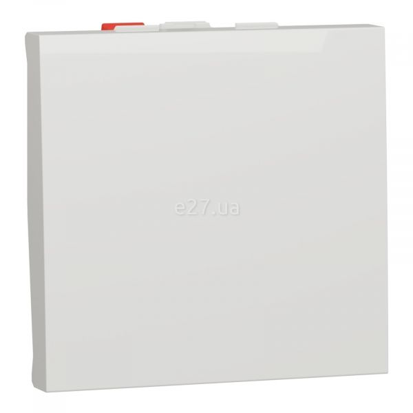 Перемикач прохідний 1-клавішний Schneider Electric NU320318 Unica New