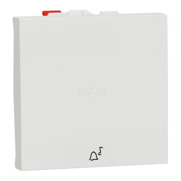 Вимикач без фіксації 1-клавішний Schneider Electric NU320618C Unica New
