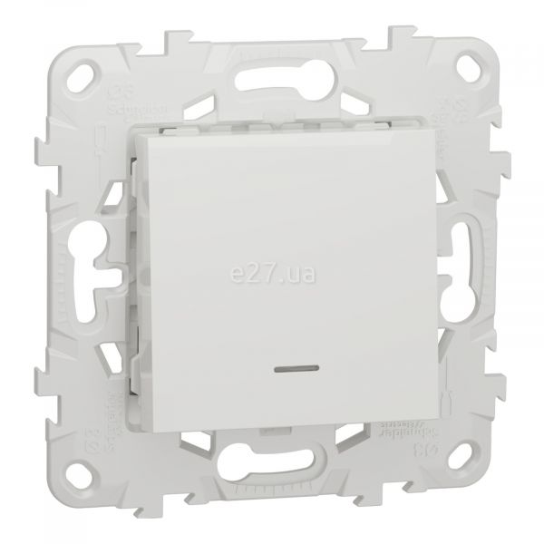 Выключатель 1-клавишный Schneider Electric NU520118N Unica New
