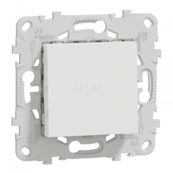 Переключатель проходной 1-клавишный Schneider Electric NU520318 Unica New