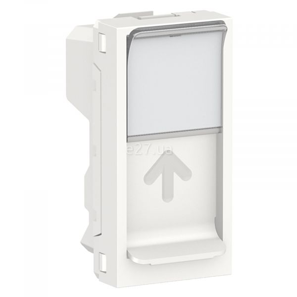 Лицевая панель розетки RJ45 Schneider Electric NU946018 Unica New