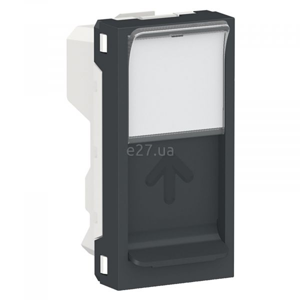Лицьова панель розетки RJ45 Schneider Electric NU946054 Unica New