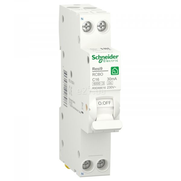 Диференціальний автомат Schneider Electric R9D88616 Resi9