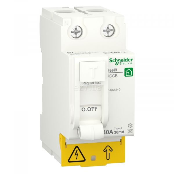Вимикач диференціального струму, УЗО Schneider Electric R9R61240 Resi9