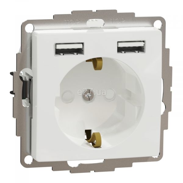 Розетка 220В с USB Schneider Electric SDD111052 Sedna Design