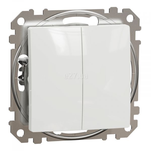 Вимикач 2-клавішний Schneider Electric SDD111105 Sedna Design