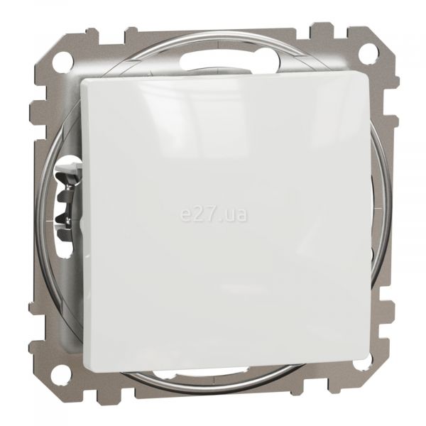 Вимикач без фіксації 1-клавішний Schneider Electric SDD111111 Sedna Design