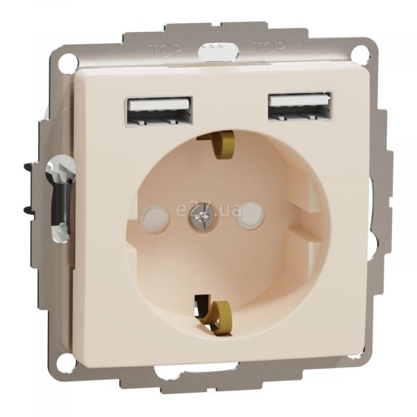 Розетка 220В с USB Schneider Electric SDD112052 Sedna Design