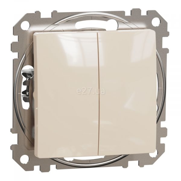 Вимикач 2-клавішний Schneider Electric SDD112105 Sedna Design