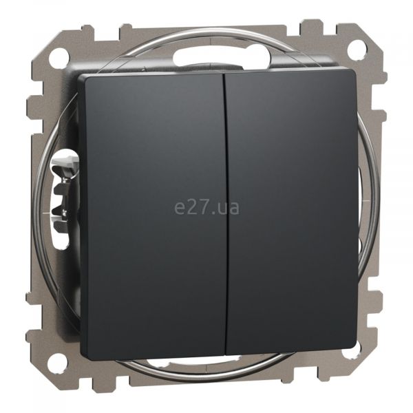 Перемикач прохідний 2-клавішний Schneider Electric SDD114108 Sedna Design