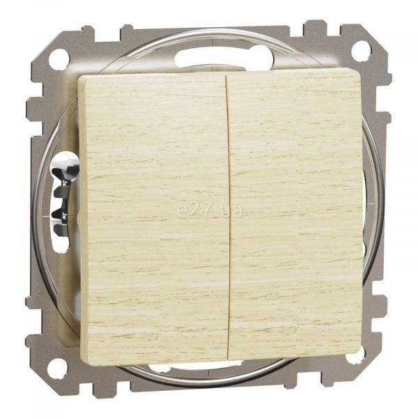 Выключатель 2-клавишный Schneider Electric SDD180105 Sedna Elements