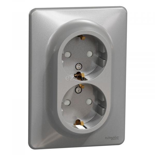 Розетка подвійна 220В Schneider Electric SDD313221 Sedna Design