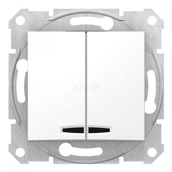 Вимикач 2-клавішний Schneider Electric SDN0300321 Sedna