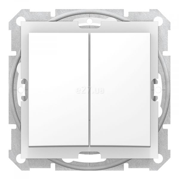 Вимикач 2-клавішний Schneider Electric SDN0300421 Sedna