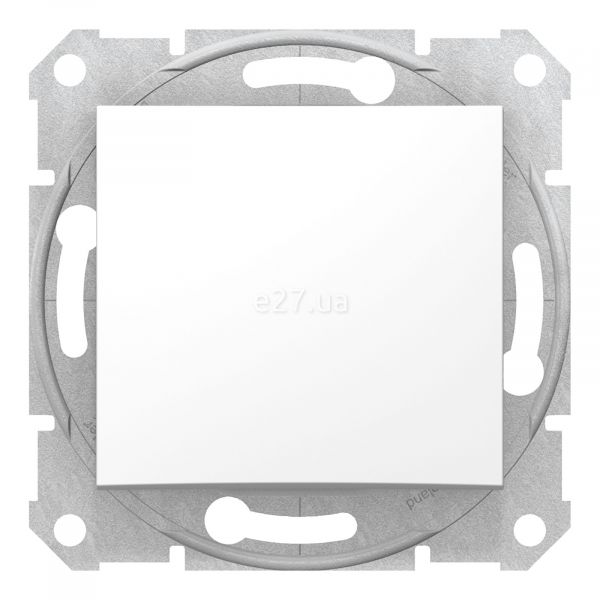 Перемикач прохідний 1-клавішний Schneider Electric SDN0400421 Sedna