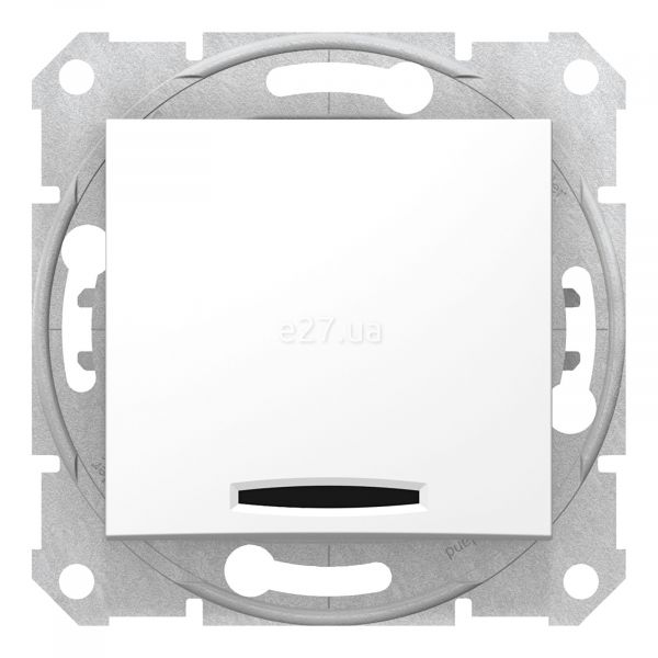 Переключатель проходной 1-клавишный Schneider Electric SDN0401121 Sedna