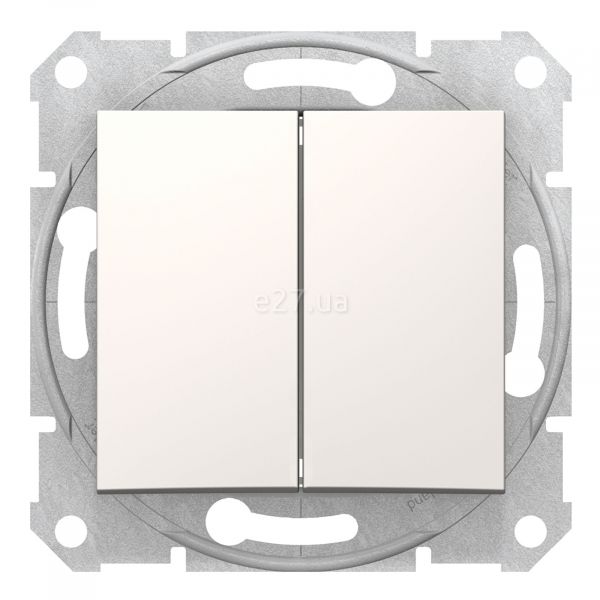 Перемикач прохідний 2-клавішний Schneider Electric SDN0600123 Sedna