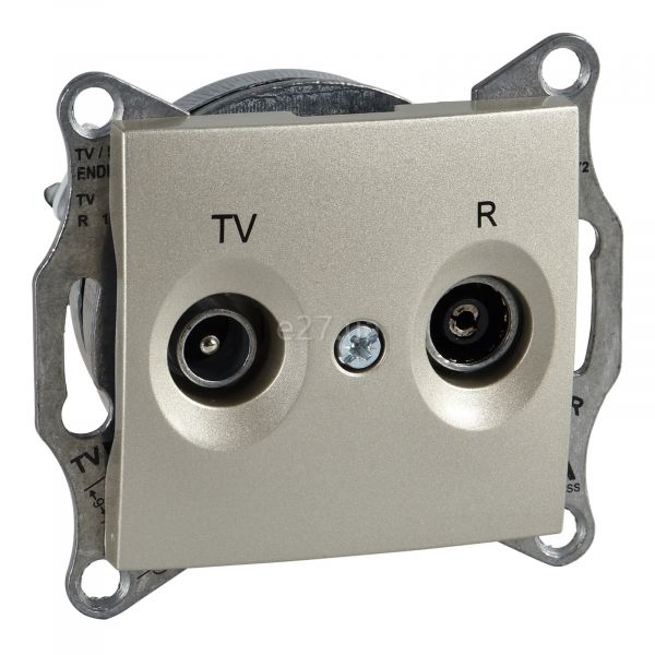 Розетка TV прохідна Schneider Electric SDN3301868 Sedna