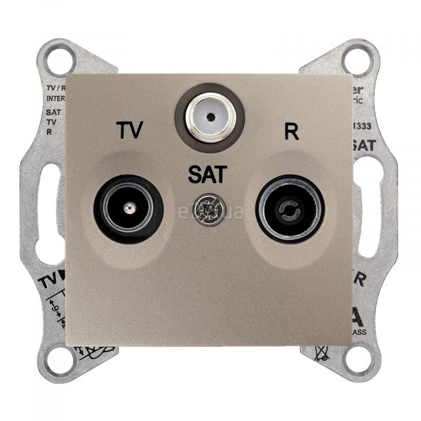 Розетка TV прохідна Schneider Electric SDN3501268 Sedna