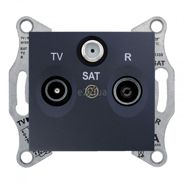 Розетка TV кінцева Schneider Electric SDN3501370 Sedna