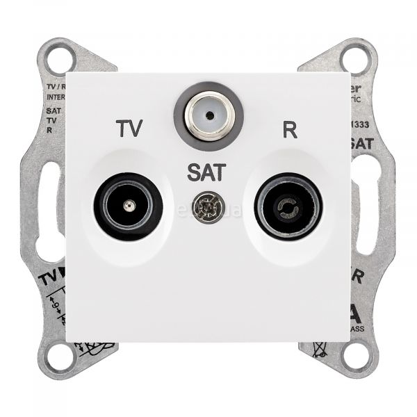Розетка TV прохідна Schneider Electric SDN3501421 Sedna