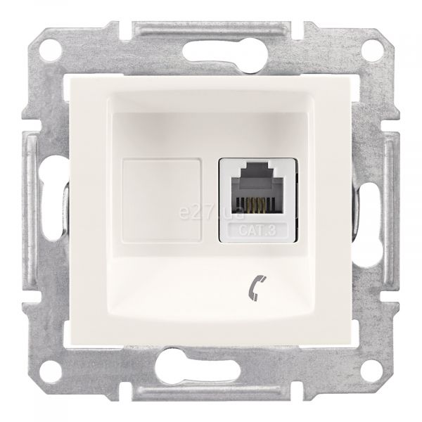 Розетка телефонна Schneider Electric SDN4101123 Sedna