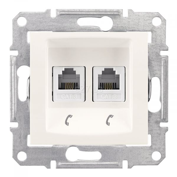 Розетка телефонна Schneider Electric SDN4201123 Sedna