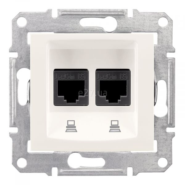 Розетка комп'ютерна Schneider Electric SDN4600123 Sedna
