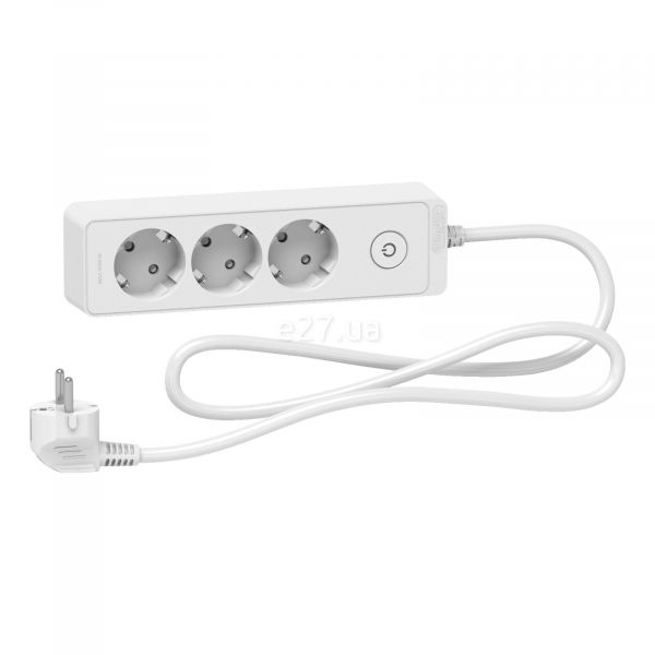 Подовжувач Schneider Electric ST9431W Unica Extend 3x220V 1,5m
