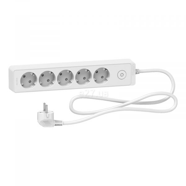 Подовжувач Schneider Electric ST9451W Unica Extend 5x220V 1,5m