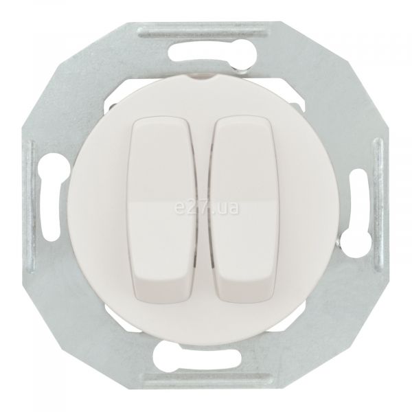 Переключатель проходной 2-клавишный Schneider Electric WDE011026 Renova