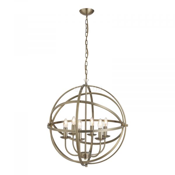 Люстра Searchlight 2476-6AB Orbit