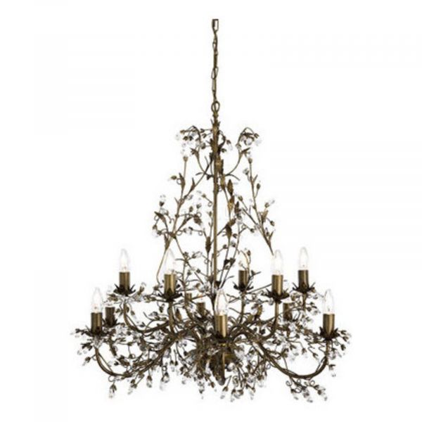 Люстра Searchlight 24912-12BR Almandite