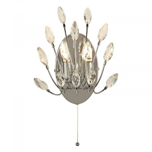 Бра Searchlight 86012-2CC Peacock