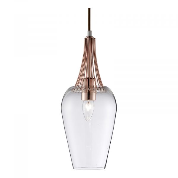 Подвесной светильник Searchlight 8911CU Whisk