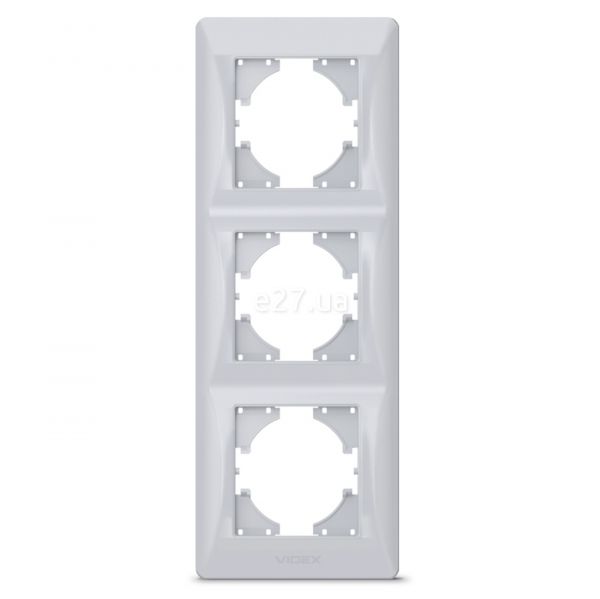 Рамка 3 поста вертикальна Videx 24909 Binera VF-BNFR3V-SS