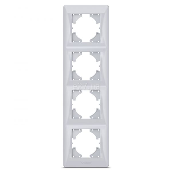 Рамка 4 поста вертикальна Videx 26123 Binera VF-BNFR4V-SS