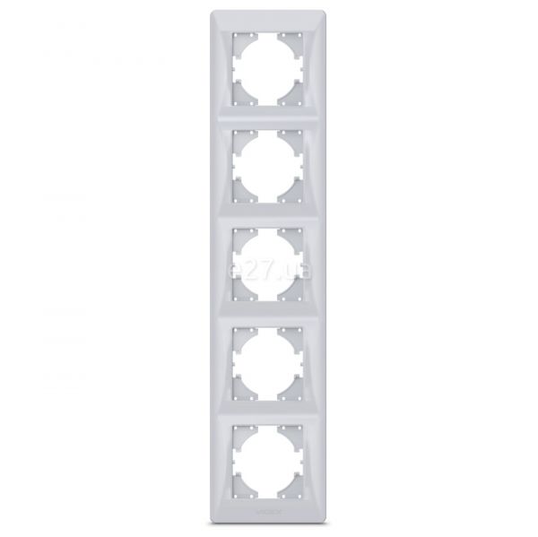 Рамка 5 постів вертикальна Videx 26124 Binera VF-BNFR5V-SS