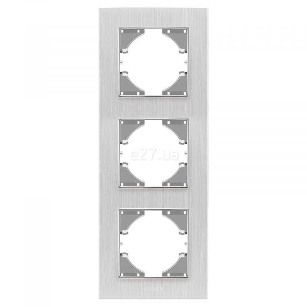 Рамка 3 поста вертикальна Videx 26129 Binera VF-BNFRA3V-SL