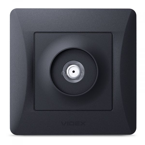 Розетка TV одиночна Videx 24469 Binera VF-BNSK1SATE-BG