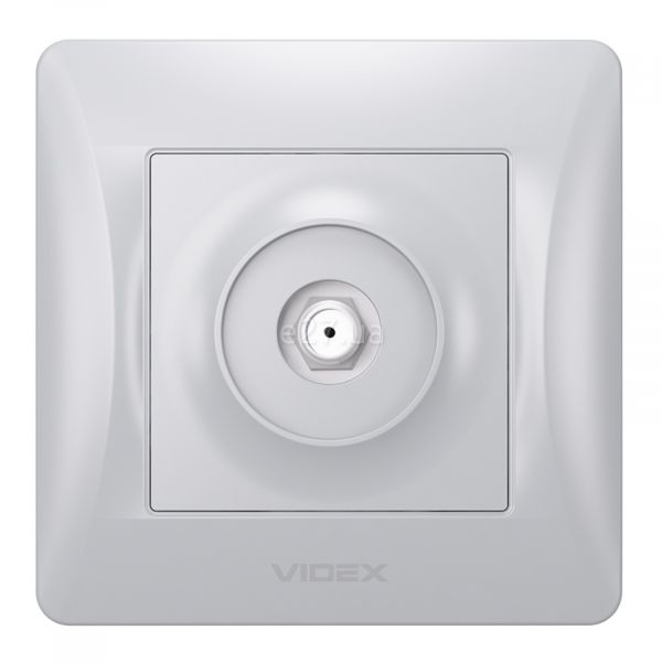 Розетка TV одиночна Videx 24905 Binera VF-BNSK1SATE-SS