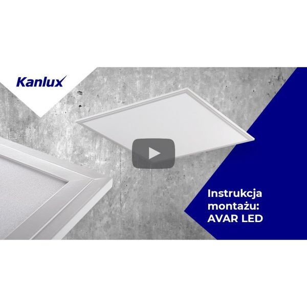 Kanlux 26770 Avar 60x60 40W-NW, 40 Вт, 3600 лм, 4000K