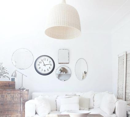 Белый цвет в винтажном интерьере