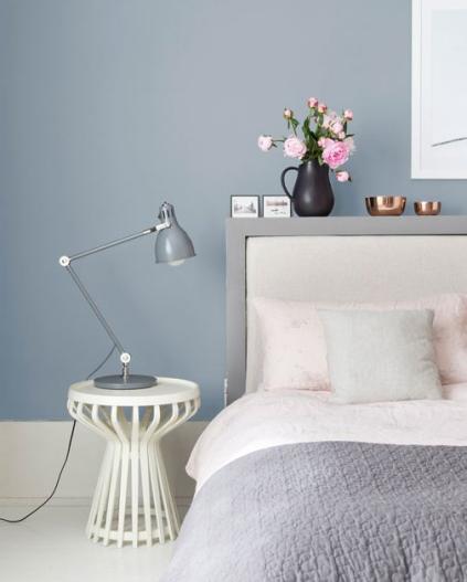 Пудровые тона в интерьере